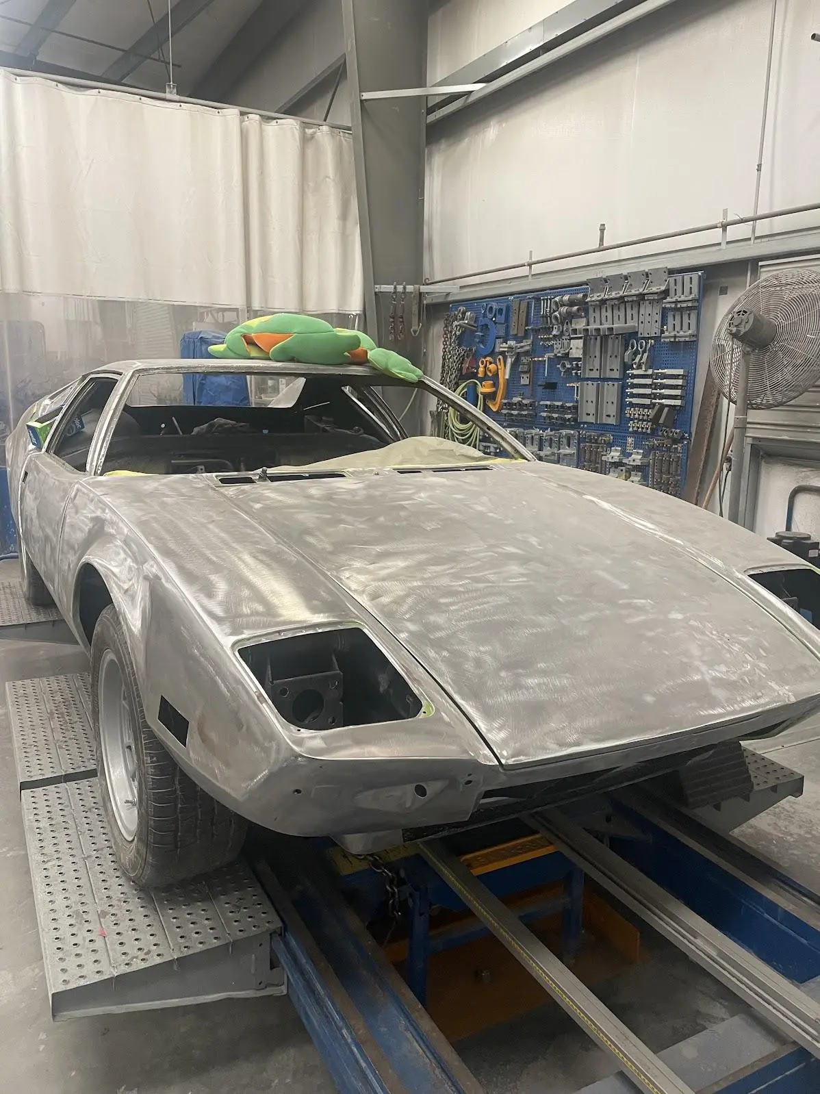 The rear quarter was a significant challenge to get lined up perfectly with the hatch