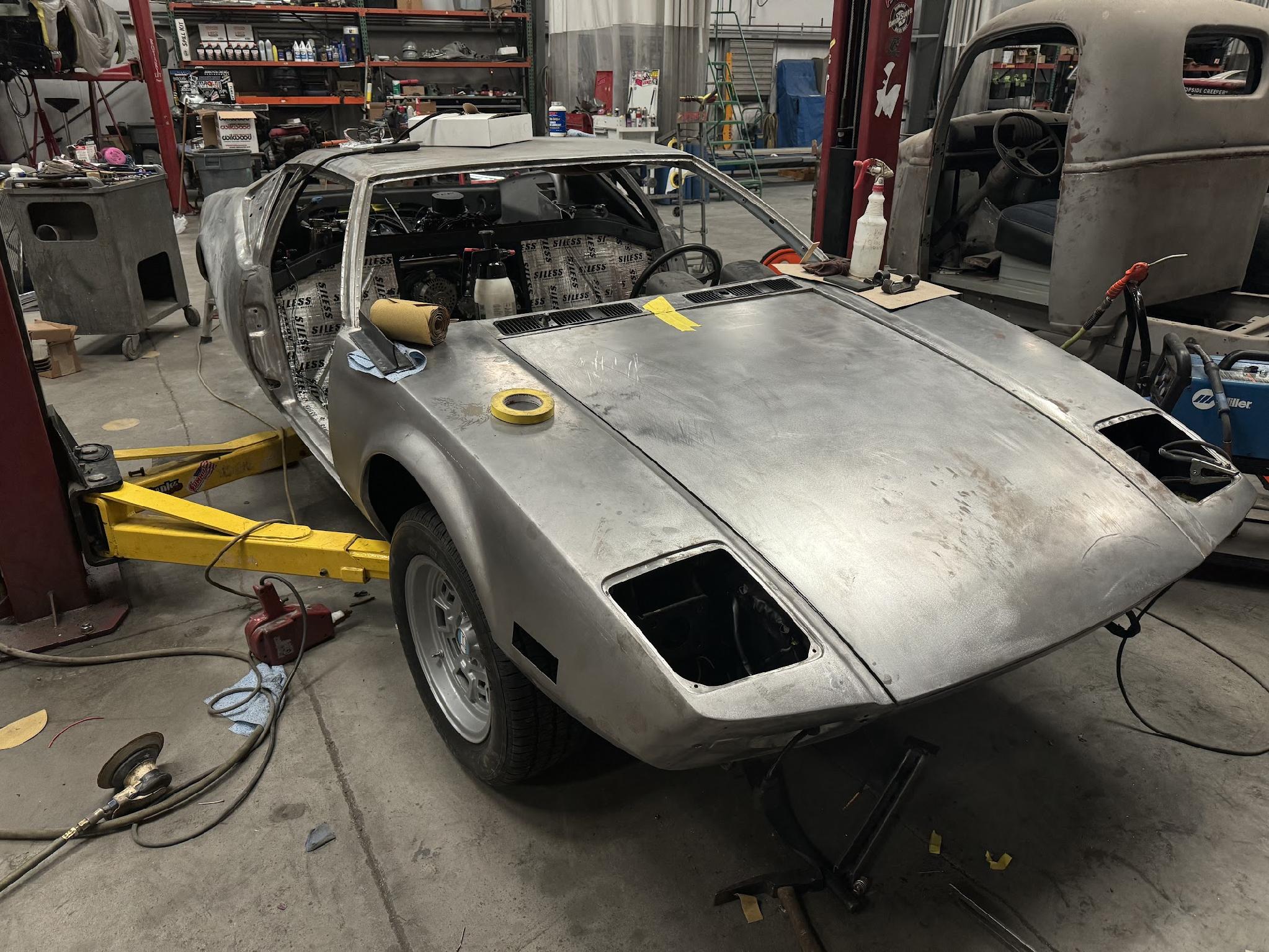 Nose bodywork completed