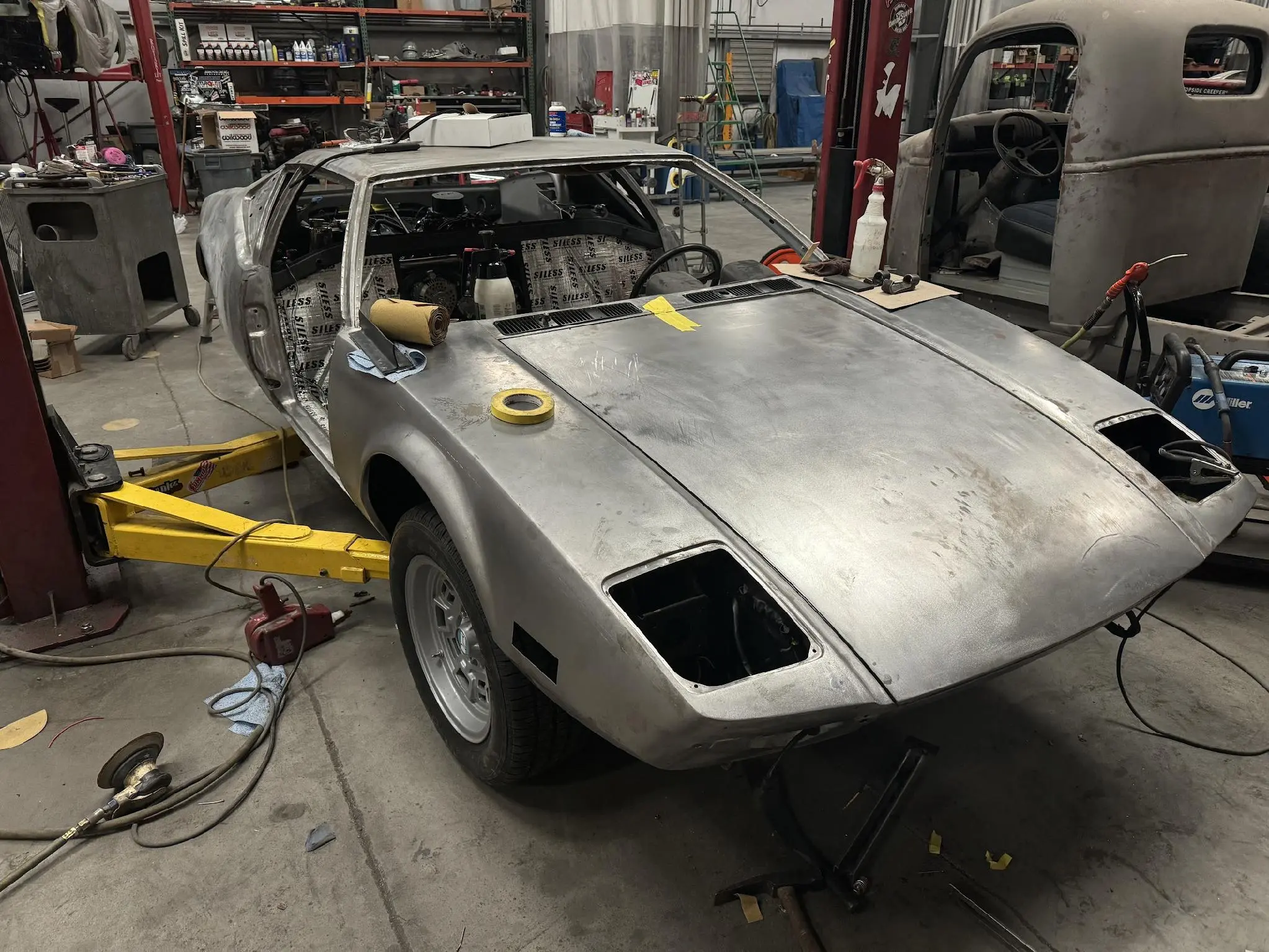 Nose bodywork completed