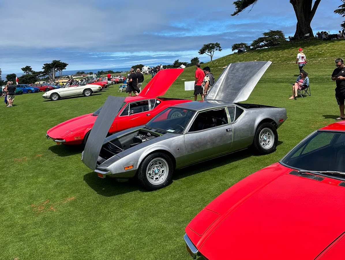 On the lawn at Concorso Italiano